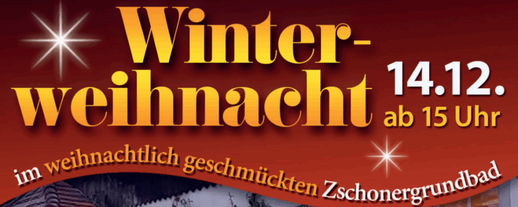 Winterweihnacht im Zschonergrundbad
